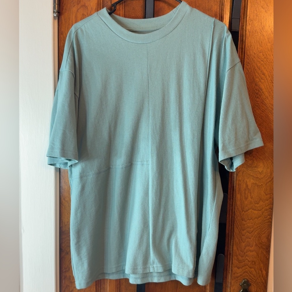 PacSun Thick Light Blue Short Sleeve Tee